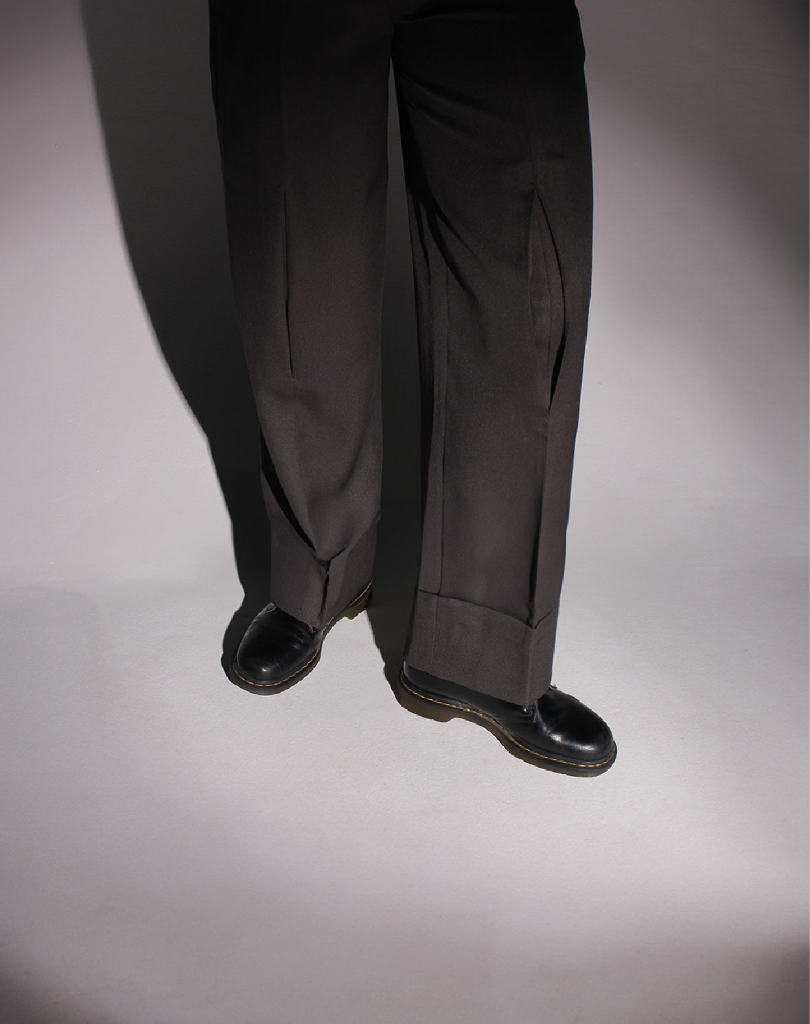 Central Pleats Trousers