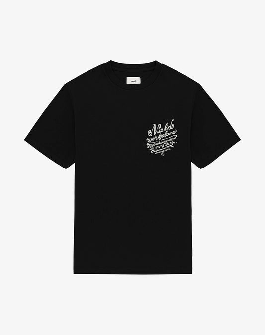 Handwritten Black Tee